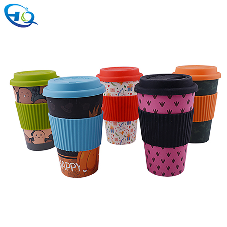 Bamboo fiber coffee cup