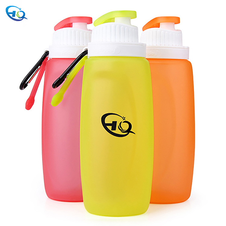 Silicone foldable water bottle