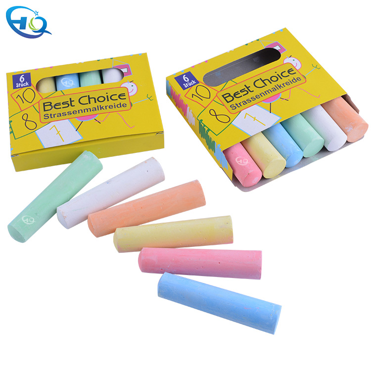 Large piece of chalk 6pcs